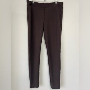 Vince Camuto Brown Leggings Women’s Small Rayon Blend Pants 10” Rise